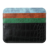 Ultra-thin Double-sided Large Capacity Leather Card Bag