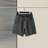 Men's Casual Five-point Solid Color Sweatpants