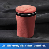 Suede Luminous Prevent Fly Ash Car Ashtray