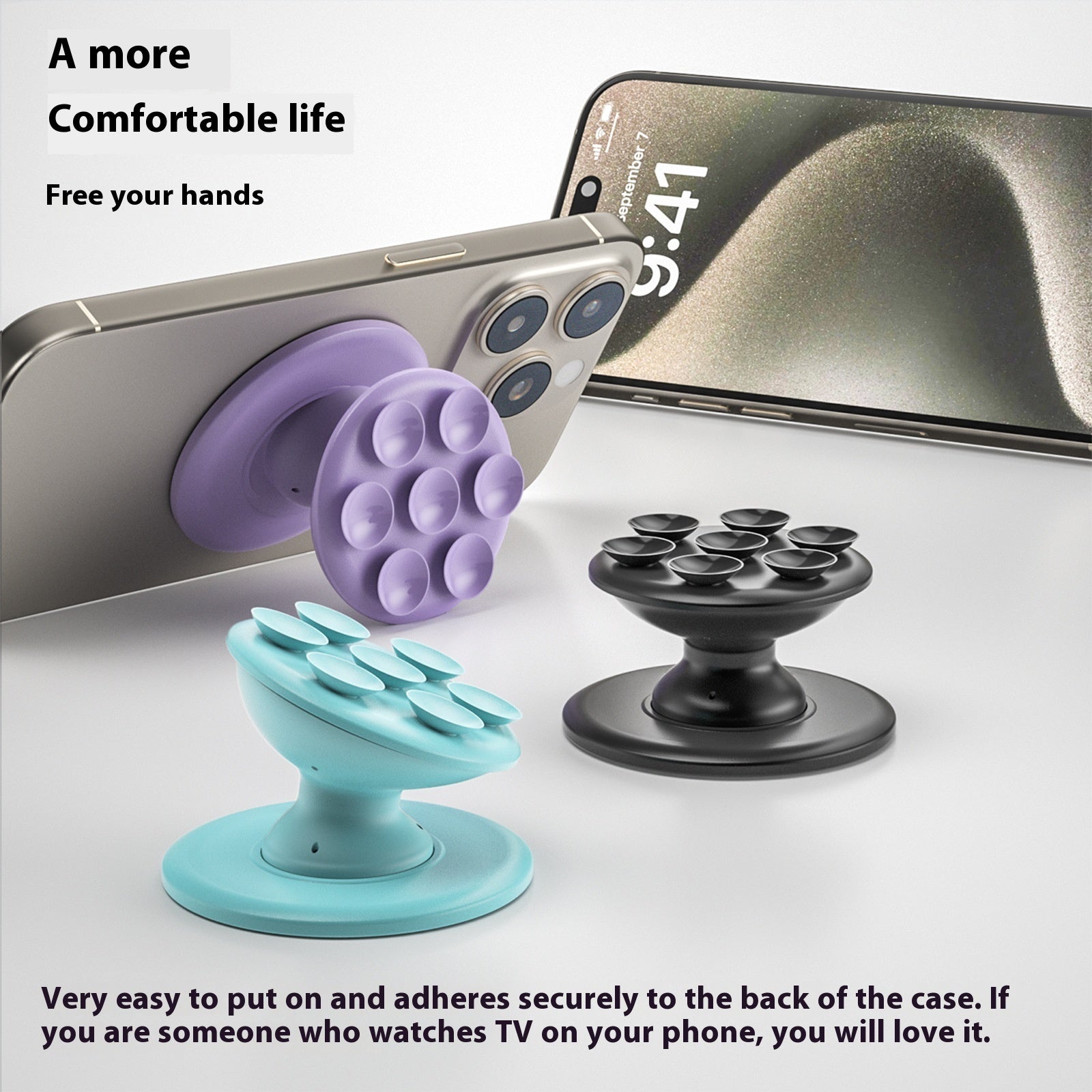 Mobile Phone Airbag Bracket Desktop Silicone Folding