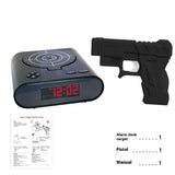 Battery Model Creative Novelty Shooting Toy Lazy Wake Up Alarm Clock