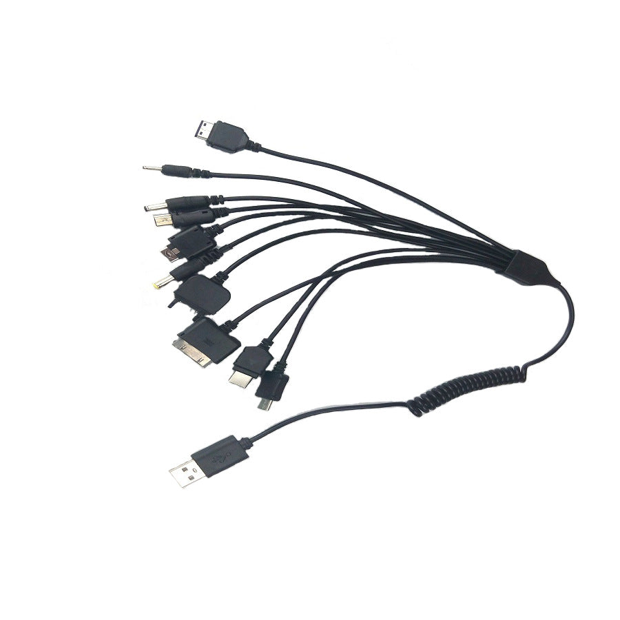 Multi-Function Mobile Phone Charging Cable Ten In One