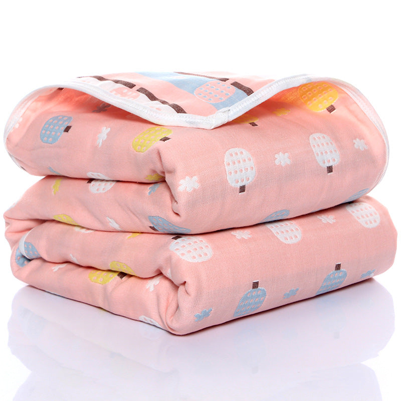 Six-layer Gauze Children Towel Quilt Baby Baby Gauze Bath Towel