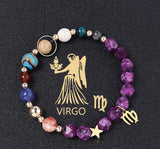 Natural Stone Hemp Stone Cut Surface Eight Planets Personalized Fashionable All-match