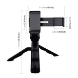 Phone Holder With Handheld Folding Tripod