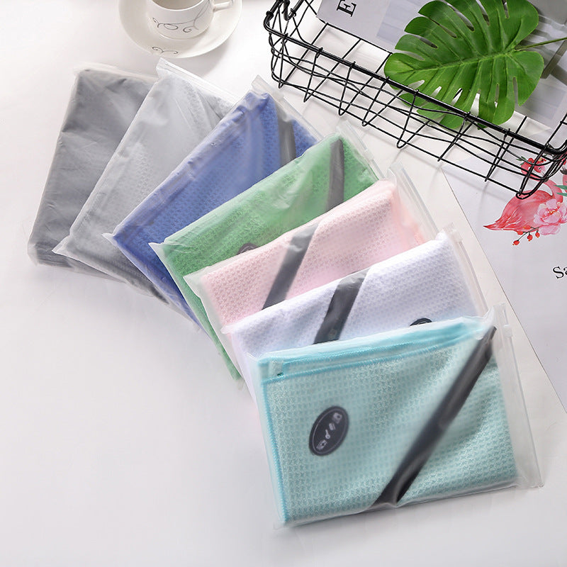 Microfiber Pineapple Zipper Sports Towel Outdoor