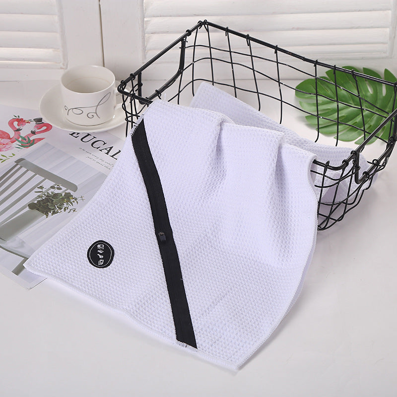 Microfiber Pineapple Zipper Sports Towel Outdoor