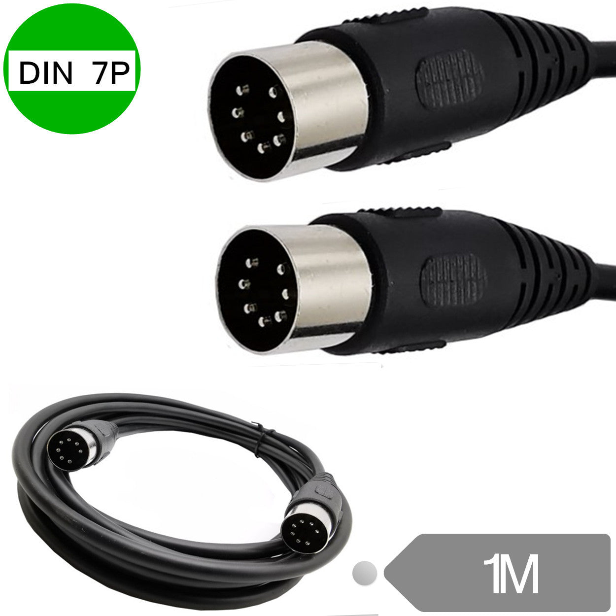 Public-to-public Computer Medical Device Signal Large DIN7PIN Connecting Line