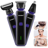 3-in-1 Nose Hair Trimmer Men's Shaver Multifunctional
