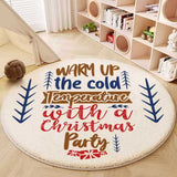 Christmas Round Carpet