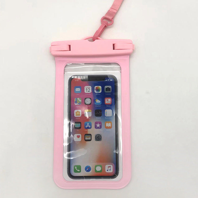 Outdoor Mobile Phone Waterproof Bag Swimming Diving Touch Screen PVC