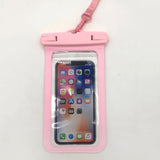 Outdoor Mobile Phone Waterproof Bag Swimming Diving Touch Screen PVC