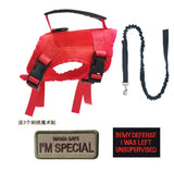 Tactical Cat Chest Strap Vest Hand Holding Rope Anti Breaking Loose