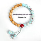 Temple Shoushan Stone Beaded Bracelet