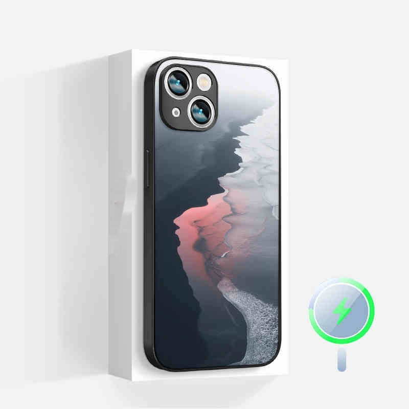 Magnetic Suction Simple Heat Dissipation All-inclusive Phone Case