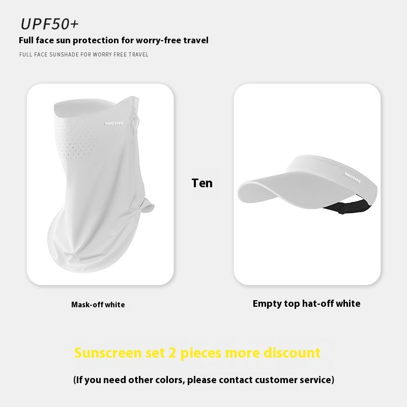 Summer Ice Silk Sun Mask For Men And Women Running Special Mask