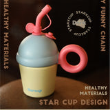 Stainless Steel Portable Large Capacity Desktop Insulated Straw Cup