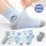 Children's Solid Color Short Socks