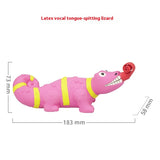 Latex Tongue-sticking Lizard Sounding Toy