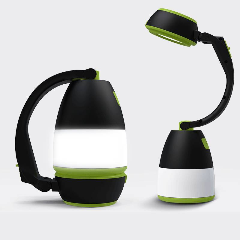 Foldable Table Lamp with Emergency Flashlight
