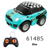 Mini Cartoon Electric Remote Control Cute Four-way Wireless Remote Control Toy Car