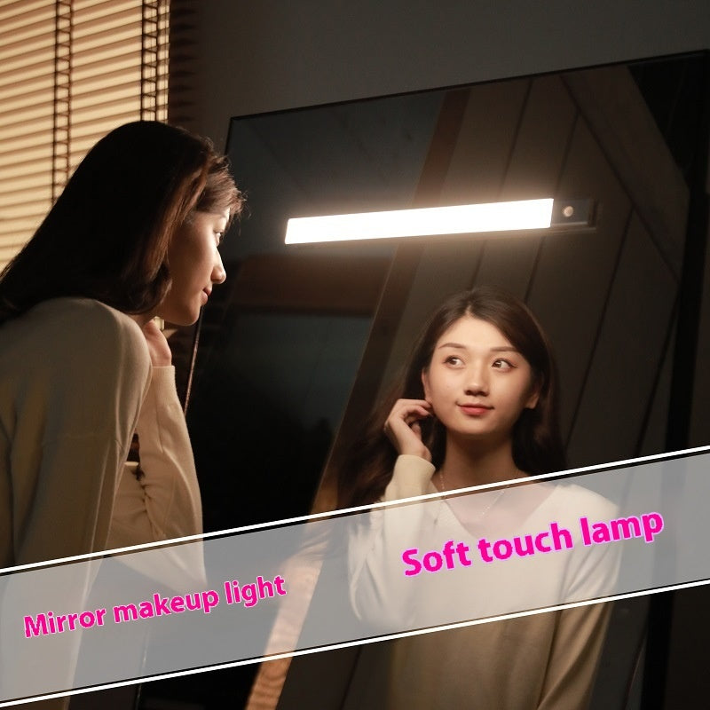 Household Ultra-thin Led Mirror Headlight Usb Charging