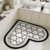 Kitchen Floor Mat Absorbent Oil-absorbent Quick-drying Stain-resistant