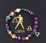 Natural Stone Hemp Stone Cut Surface Eight Planets Personalized Fashionable All-match