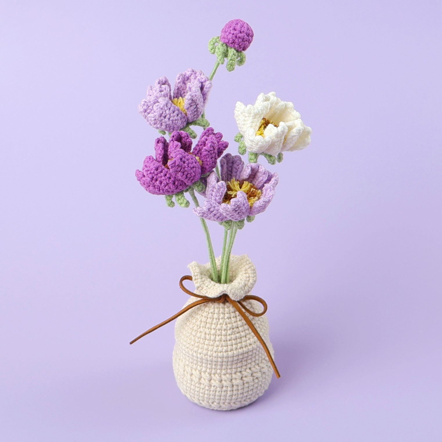Handmade Wool Knitted Flower Pot