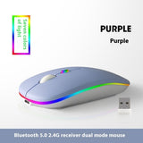 Glowing Bluetooth Mute Charging Mouse