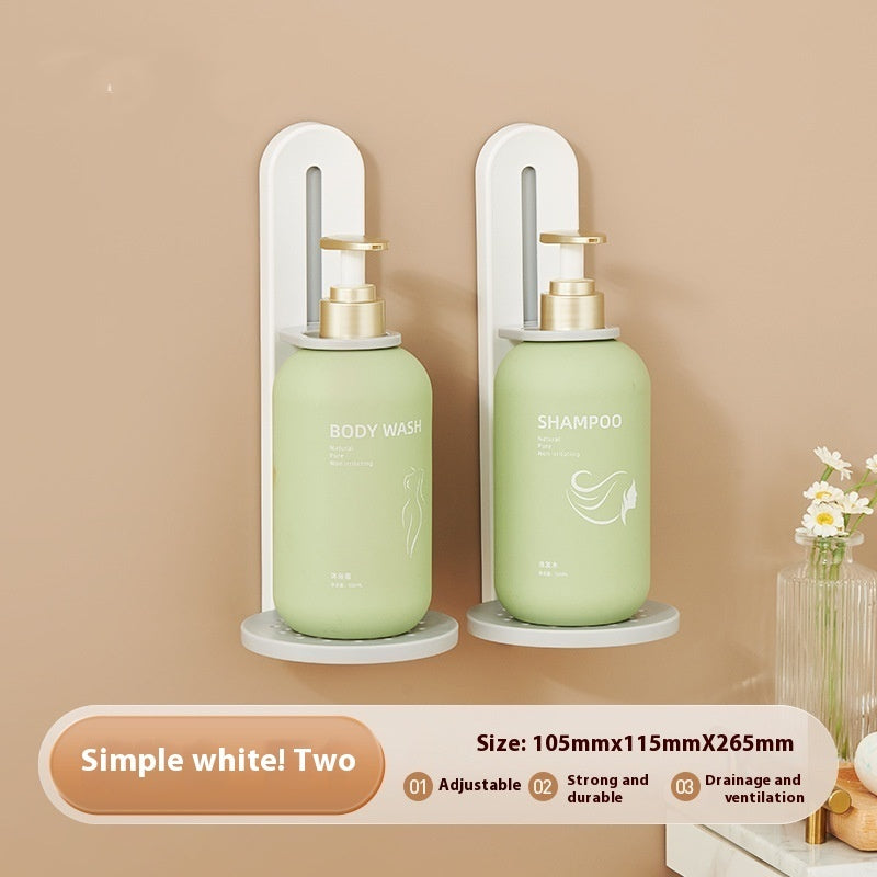 Shower Gel Rack Punch-free Hanging Bathroom Hand Sanitizer Wall Hanging Device