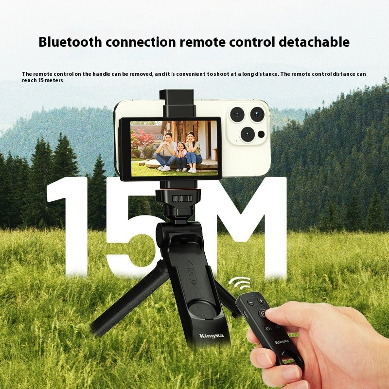Mobile Phone Bluetooth Remote Control Tripod With Handle