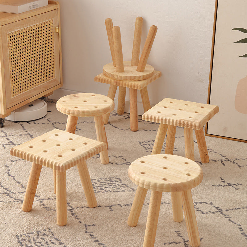 Solid Wood Small Bench