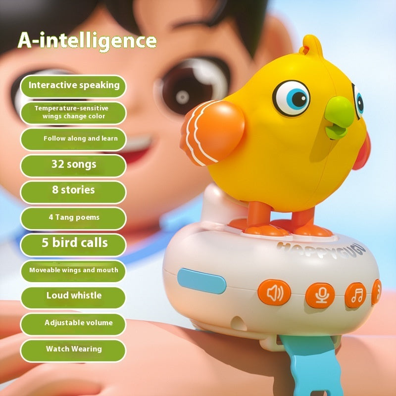 Goo Bird Intelligent AI Dialogue Voice-activated Induction Children's Toy Watch