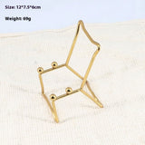 Simple Desktop Creative Mobile Phone Iron Bracket