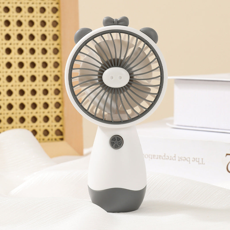 Small Handheld Fan Portable With Rope Mini USB Charging Fan