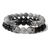 Natural Stone Bead Set Combination Bracelet