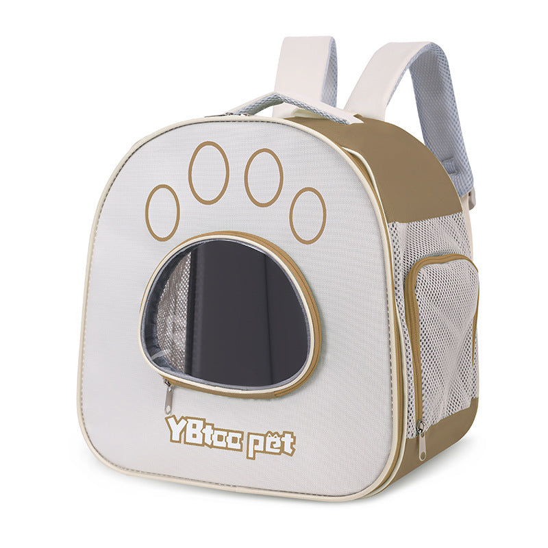Outdoor Portable Double Shoulder Pet Transparent Bag