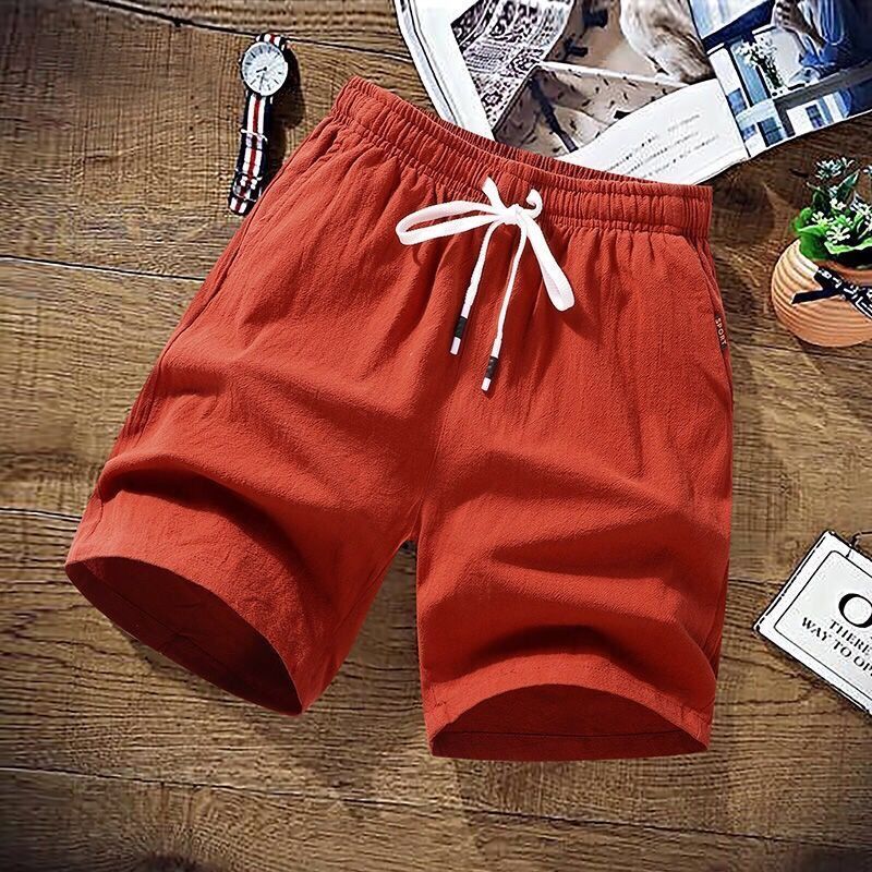 Loose Casual Youth Straight Five-point Beach Shorts