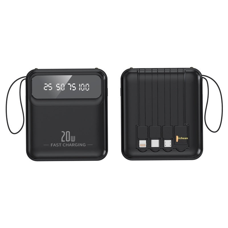 Mini Small Large Capacity With 4 Lines Power Bank