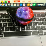 70mm Solid Wrist Elastic Holed Balls Decompression Toy