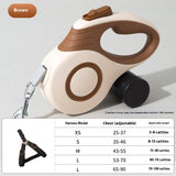 Dog Automatic Retractable Leash Explosion-proof Medium And Large Out Dog Chain With Trash Can Pet Dog Leash