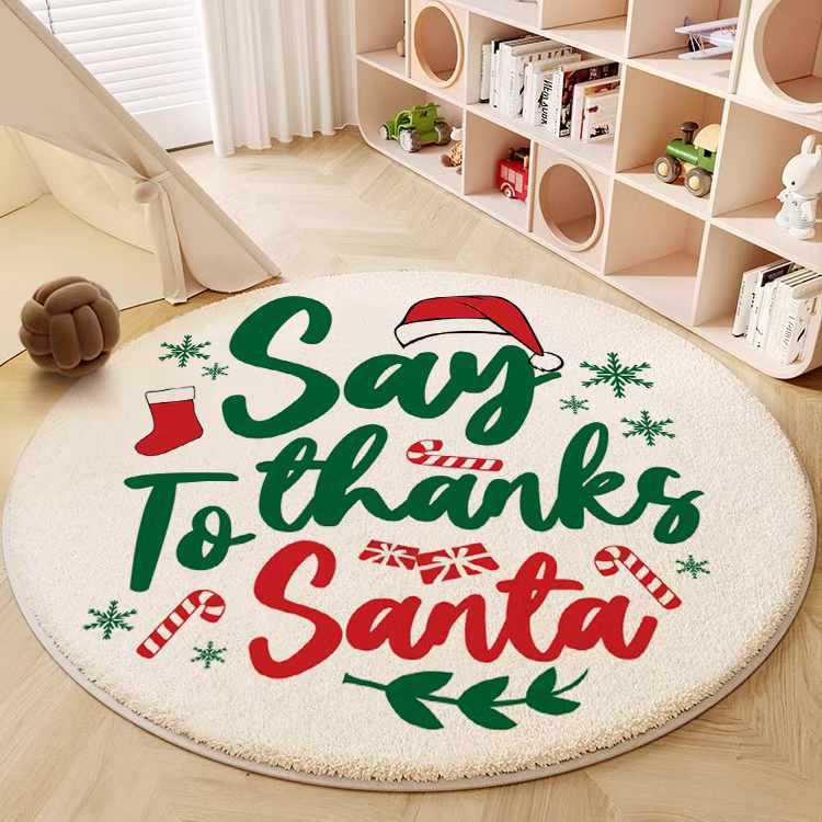 Christmas Round Carpet