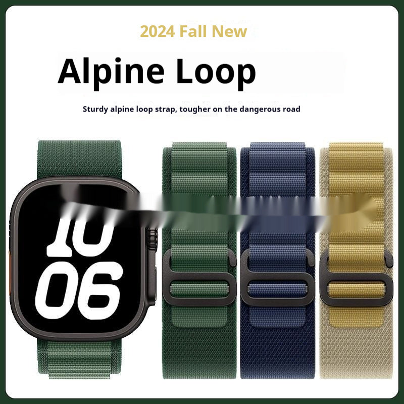 Watch6 7 8 9 Nylon Loopback Strap S10Ultra46m Strap