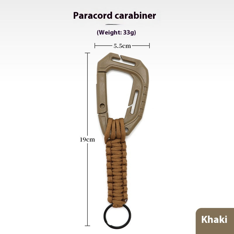 Outdoor Woven Multi-functional D-shaped Plastic Hook