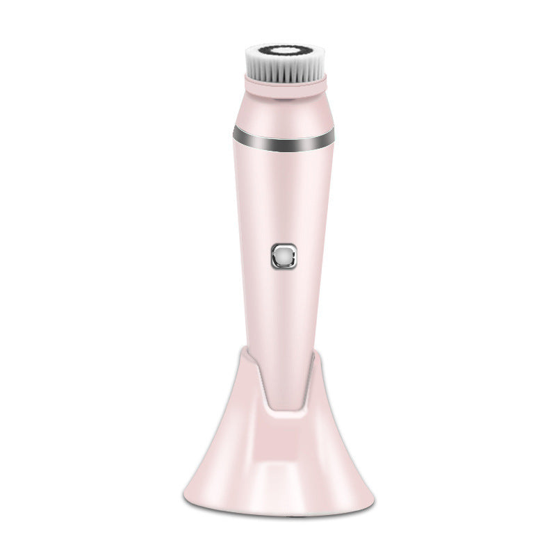 Waterproof Rechargeable Facial Brush Pore Cleaner Four-in-one Electric Facial Cleansing Instrument