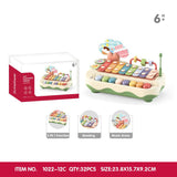 Educational Eight-tone Toy Piano Baby Two-in-one Xylophone Musical Instrument 8-month-old Infant Children's Toys