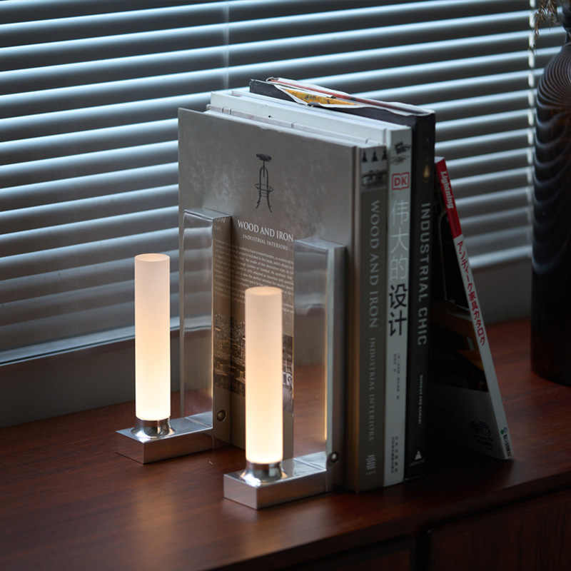 Long Charging Life Decorative Table Lamp Bookend
