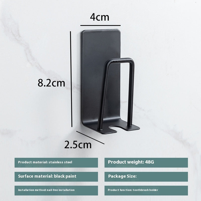 Stainless Steel 304 Toothbrush Holder Punch-free Cup Holder