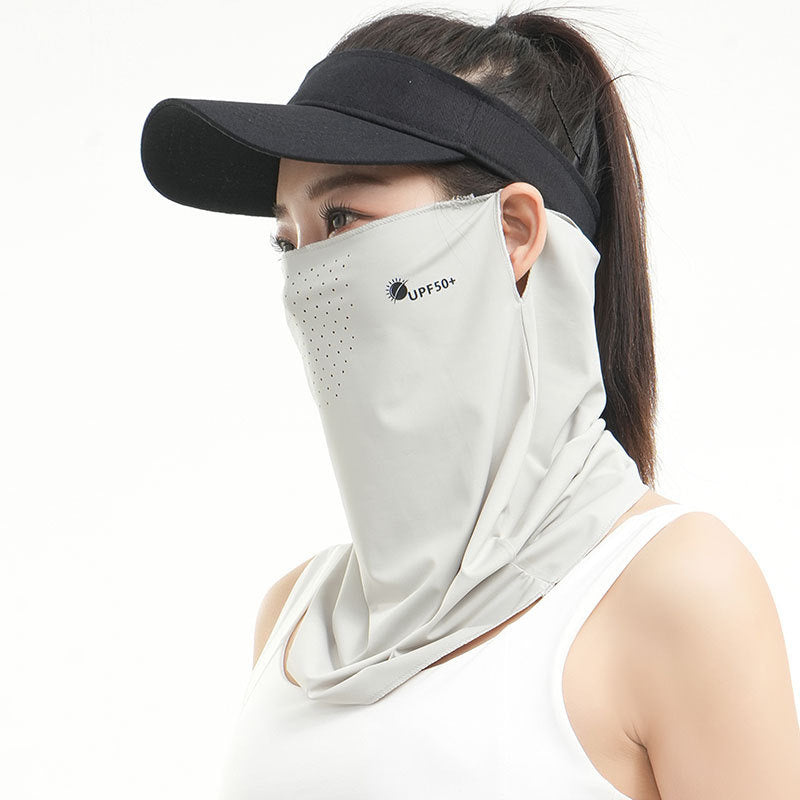 Mask Female Riding UV Protection Neck Ear Hanging